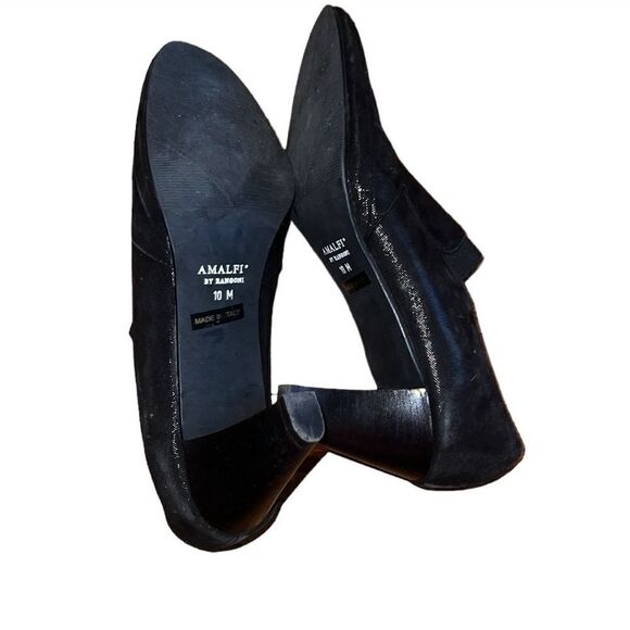 Amalfi Black Fabric Boots Size 10 M - Picture 5 of 5